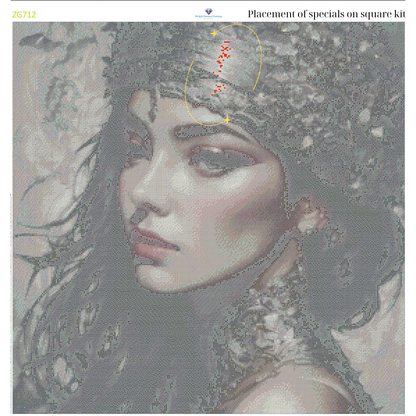 Gilded Serenity – Premium Diamond Painting Kit by BotBrush Studio Size: 70x70 cm (27.5 x 27.5 inches) Drill Options: Resin Square or Grade A Acrylic Round - Mirthful Diamond Paintings