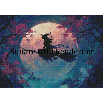 To the Moon – Premium Diamond Painting Kit 70x50cm