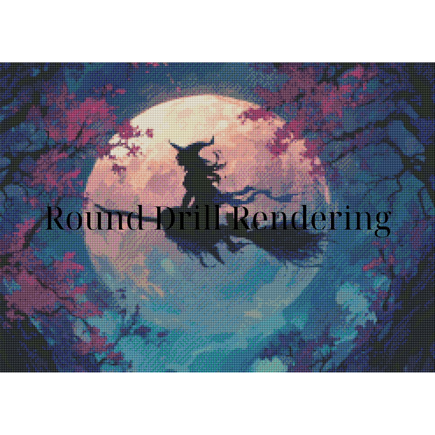 To the Moon – Premium Diamond Painting Kit 70x50cm