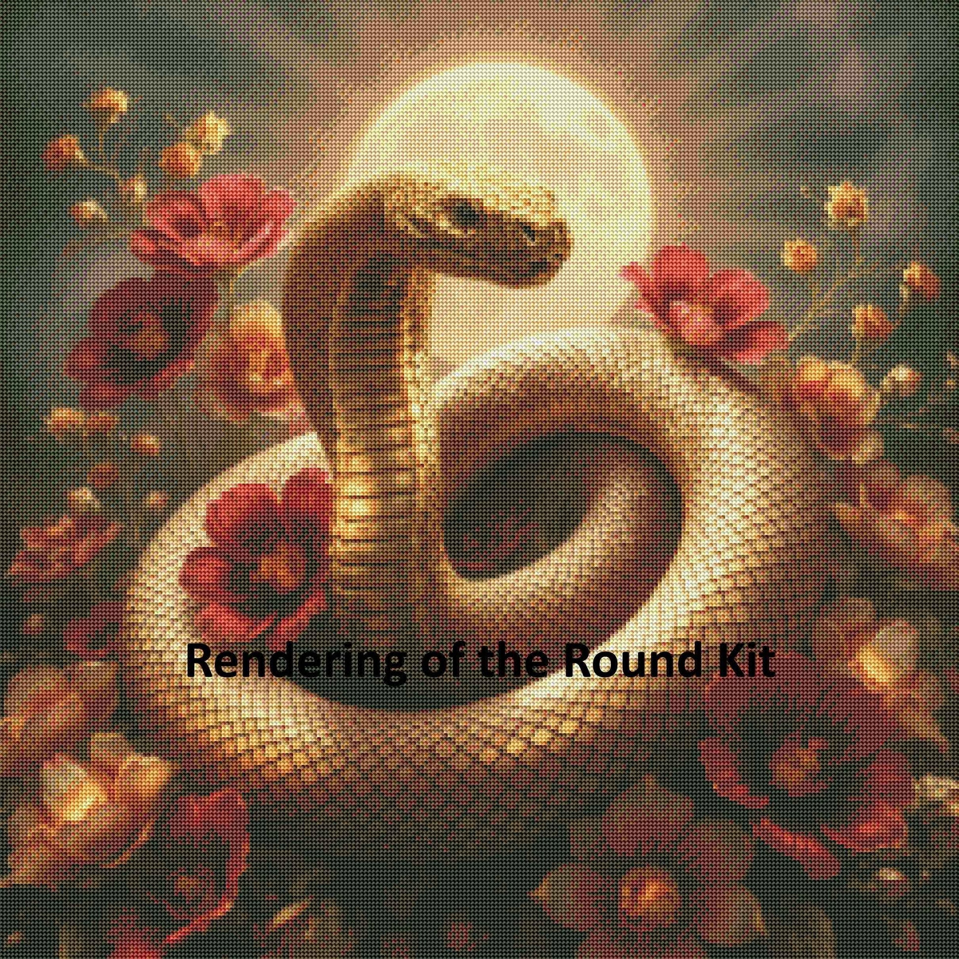 Lunar Coil - 60x60cm Premium Diamond Painting Kit