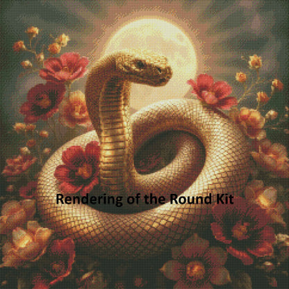 Lunar Coil - 60x60cm Premium Diamond Painting Kit