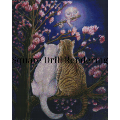 Moonlight Serenade by @Alessandra Rosi and Grateful Licensing - Diamond Painting 60x75cm