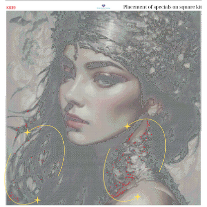 Gilded Serenity – Premium Diamond Painting Kit by BotBrush Studio Size: 70x70 cm (27.5 x 27.5 inches) Drill Options: Resin Square or Grade A Acrylic Round - Mirthful Diamond Paintings